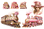 Pink & Gold Royal Victorian Clipart, an Object Illustration by Digital Xpress (Thumbnail 5 of 10)