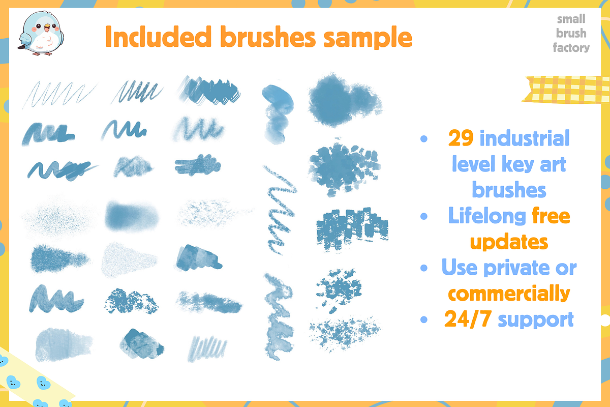 Procreate Key Splash Art Brushes, a Brush Add-On by Cozy Brushery (Photo 4 of 8)