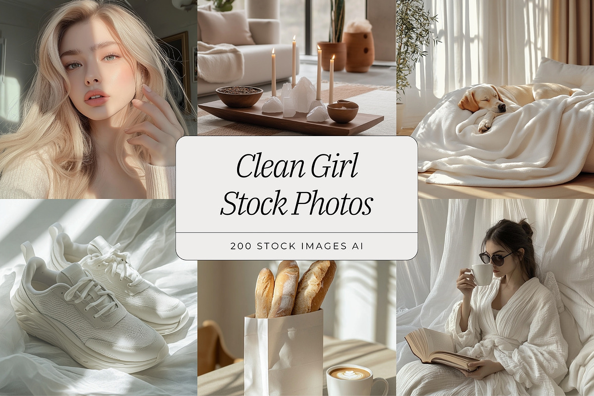 Clean Girl Aesthetic Stock Photos, a Photo by ZenSocialDesigns (Photo 1 of 9)