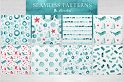 Marine Watercolor Collection, a Texture Illustration by WinWinFolly (Thumbnail 4 of 7)