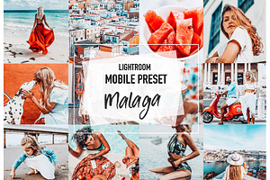 MALAGA 4 Lightroom Mobile Presets