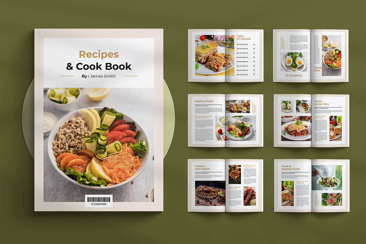 Recipe Book & Cooking Magazine, a Magazine Template by Seeing-art (Photo 1 of 11)