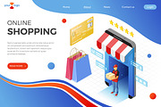 Internet Shopping Delivery Isometric, a Person Illustration by TAlex (Thumbnail 6 of 6)