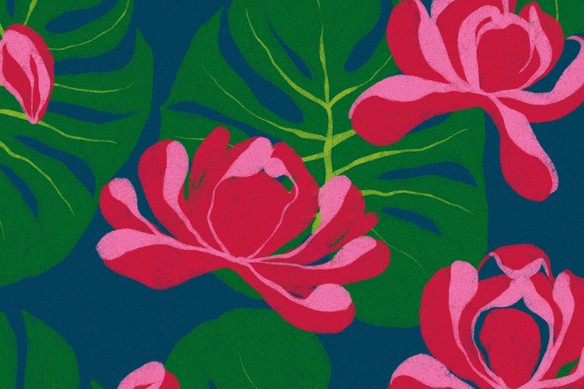 Bold Tropical Floral Pattern, a Pattern Graphic by likorbut (Photo 14 of 15)