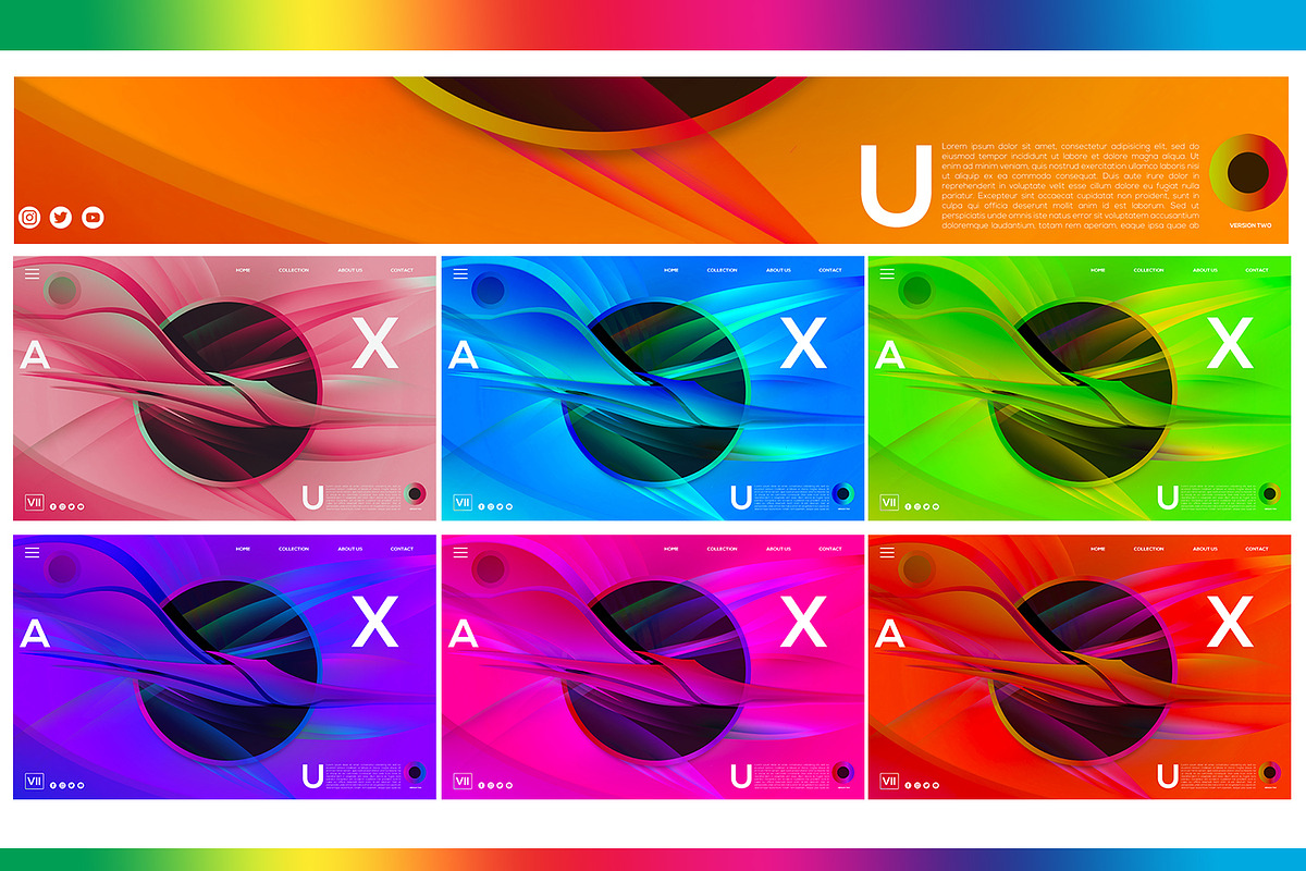 Digital Web BG Abstract Photoshop, a Websites & App Template by angelicafx (Photo 2 of 5)