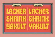 TNSC Gizard - Psychedelic Font, a Sans Serif Font by The Native Saint Club (Thumbnail 3 of 13)