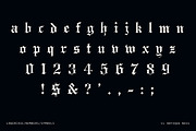 Rustic Old English Blackletter Font, a Blackletter Font by Century Library (Thumbnail 4 of 5)