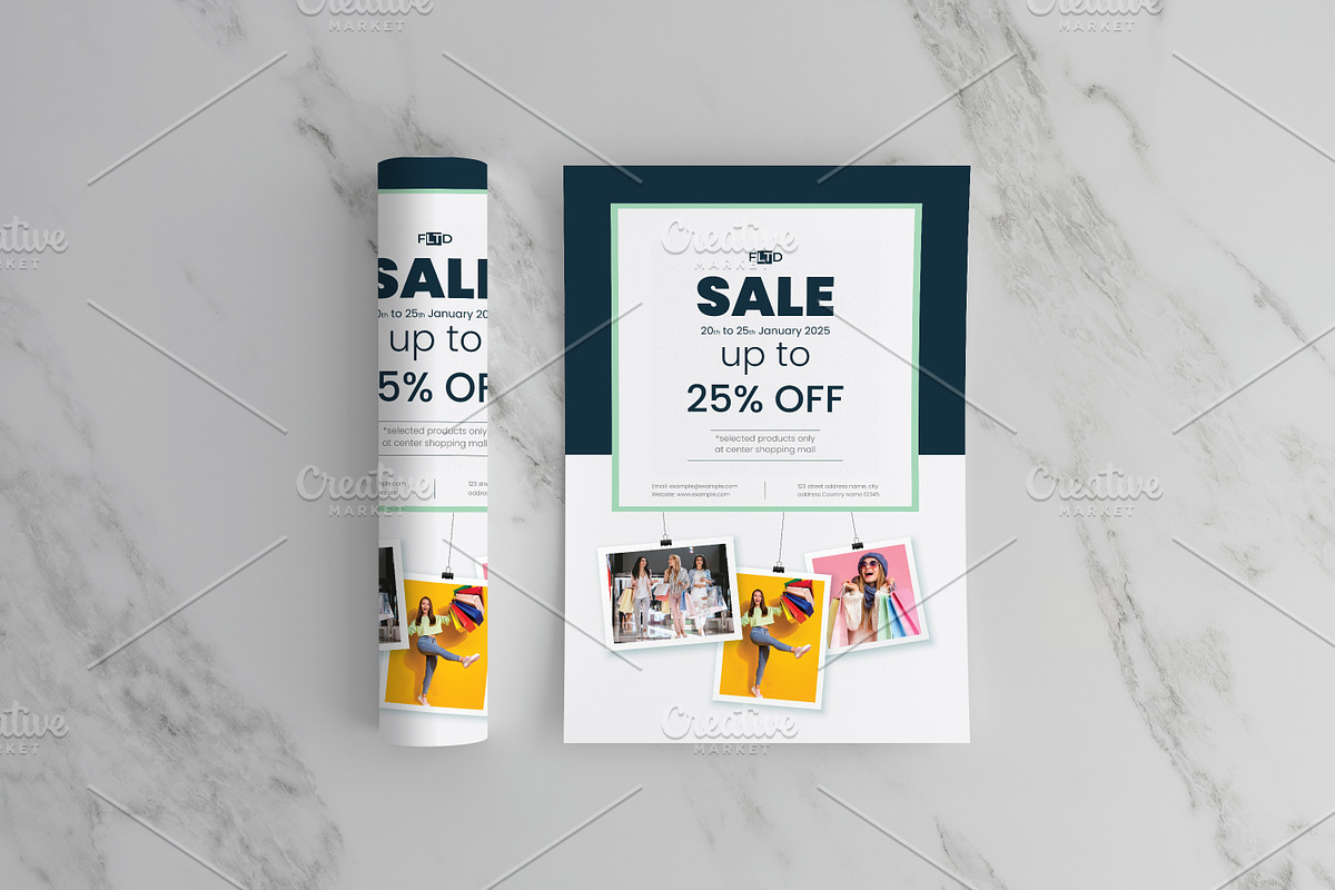 Sale Flyer Template, a Flyer Template by Cristal Pioneer (Photo 4 of 5)