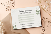 5 Birthday Gift Certificates, a Templates & Theme by TemplateCastleStore (Thumbnail 7 of 9)