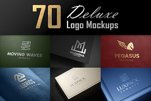 70 Deluxe Logo Mockups 97% OFF