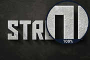 Stone Text Effects Mockup, a Layer Style Add-On by Krukowski Graphics (Thumbnail 4 of 5)