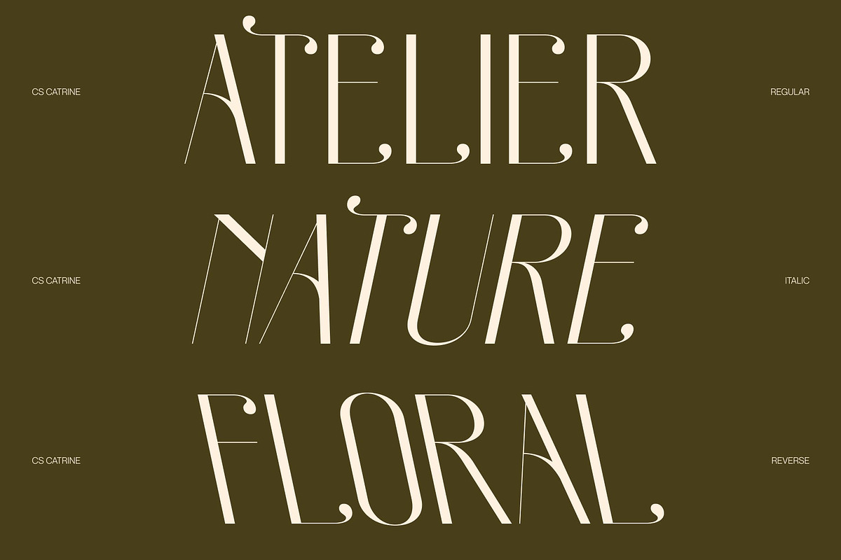 CS Catrine – Modern Sans Serif Font, a Sans Serif Font by Craft Supply Co. (Photo 3 of 8)
