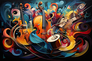 abstract colorful music background w, a Photo by Iftikhar Alam