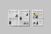 Newspaper Mockup, a Books & Magazine Mockup by Amigos__46 (Thumbnail 2 of 5)