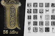 28 IN 1 VINTAGE LETTERS COLLECTION, a Symbol Font by Graphic Spirit (Thumbnail 23 of 31)