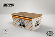 Loaf Cake Mold Packaging Mockup, a Packaging Mockup by INCDesign (Thumbnail 6 of 8)