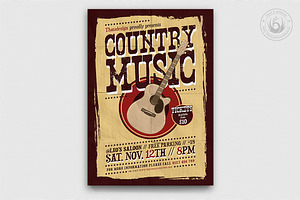 Country Music Flyer Template V3