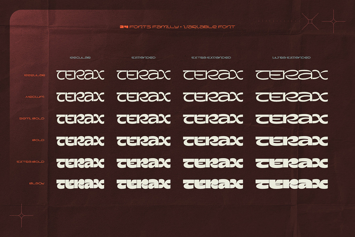 Terax Dimention Font Family, a Sans Serif Font by Gleb Guralnyk (Photo 7 of 8)
