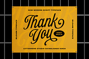 Bilearn Modern Script, a Script Font by Letterhend Studio (Thumbnail 9 of 9)