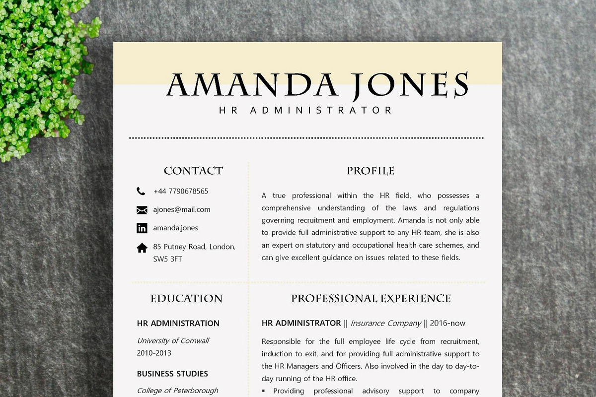 Resume Template | Amanda, a Resume Template by ResumeWorkshop (Photo 6 of 10)
