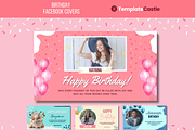 Happy Birthday Facebook Covers, a Templates & Theme by TemplateCastleStore (Thumbnail 2 of 9)