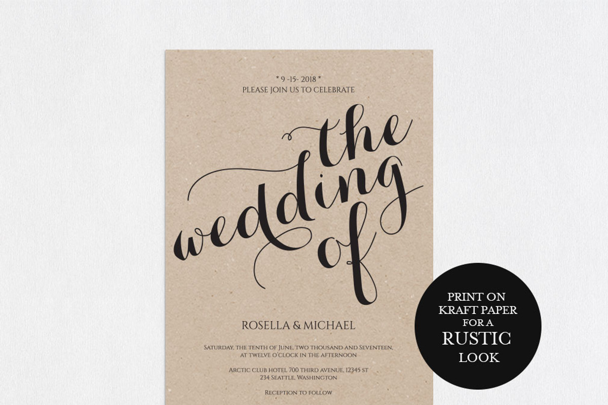 Invitation Template SHR443, an Invitation Template by Shafura_Wedding (Photo 2 of 5)