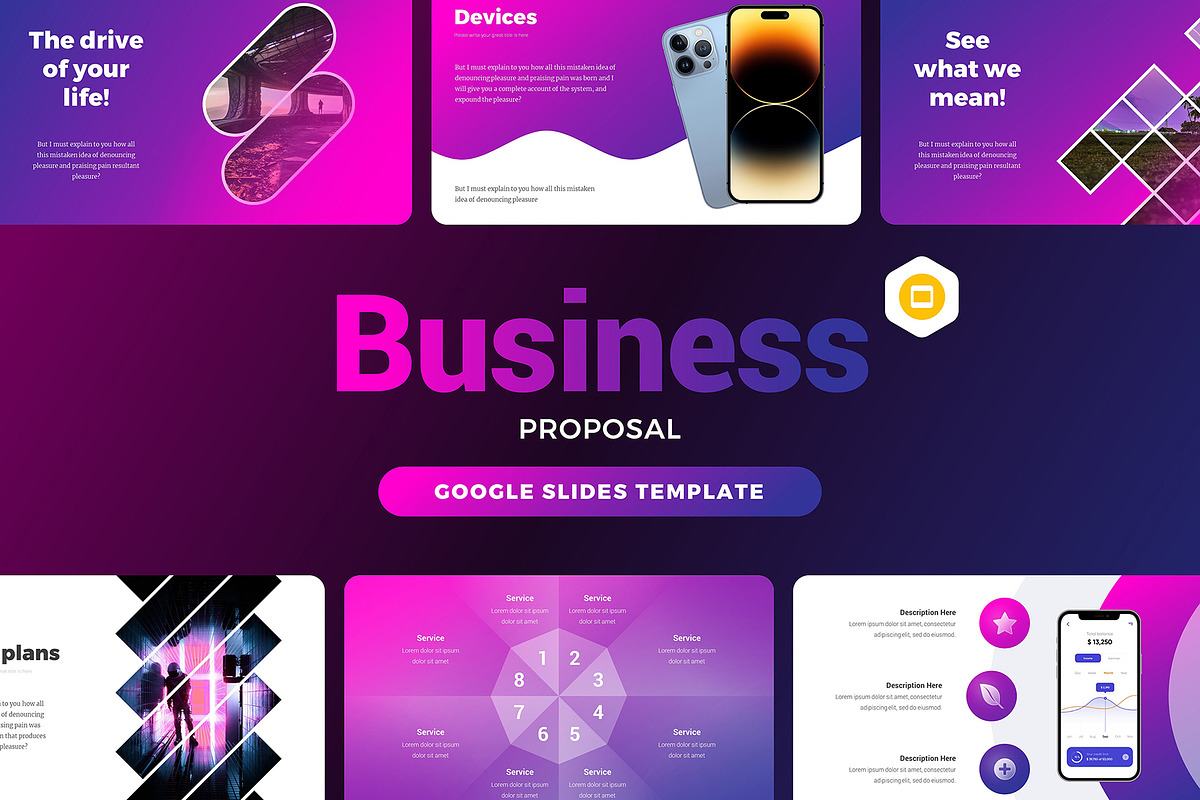 Business Clean Proposal, a Presentation Template by Evgeny Bagro (Photo 1 of 7)