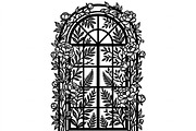 50 Floral French Window Ornament, a Decorative Illustration by Amazin_art (Thumbnail 4 of 35)