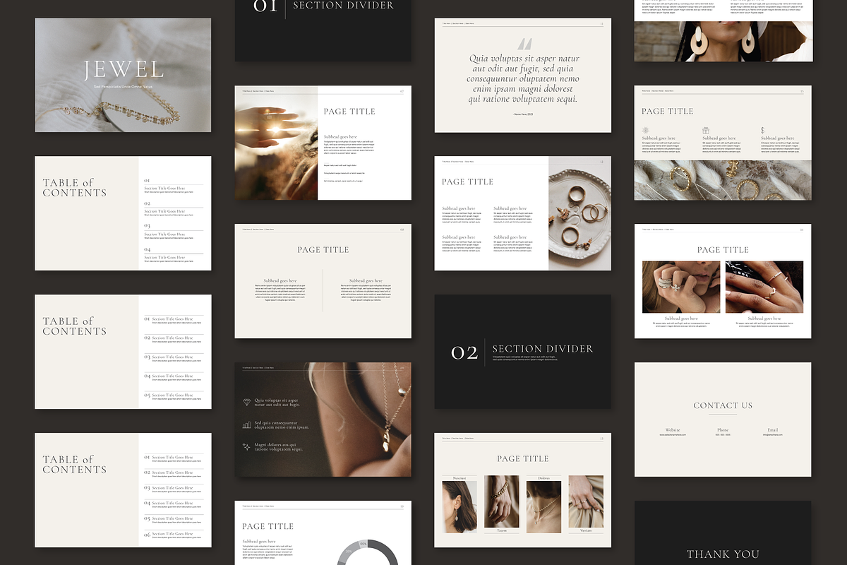 Elegant Presentation Template, a Presentation Template by LoCain Design (Photo 5 of 7)