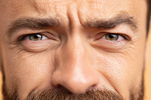 Closeup portrait of young man, a Person Photo by AlyaAnd