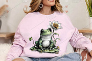 Whimsical Animals Spring Clipart PNG, an Illustration by Canvas Craft (Thumbnail 4 of 7)
