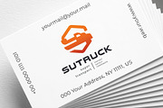 Super Truck Transport Letter S Logo, a Branding & Logo Template by Design_Planet (Thumbnail 1 of 2)