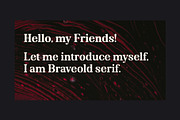 Braveold Font Family, a Serif Font by trustha (Thumbnail 9 of 11)