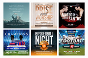 100 Multipurpose Instagram Templates, a Social Media Template by eamejia (Thumbnail 11 of 17)