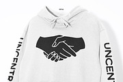 Realistic Floating Hoodie Mockup, a Hoody Mockup by Uncentrifuged Pressure (Thumbnail 8 of 10)