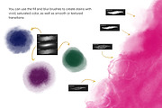 Galaxy Alcohol Ink Brushset, a Brush Add-On by Letter Elfa Studio (Thumbnail 3 of 11)