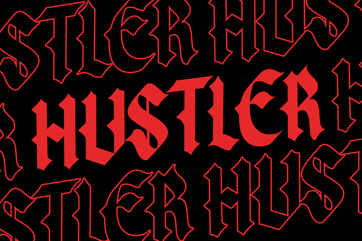 Sofers Vintage Blackletter Font, a Blackletter Font by dansdesign (Photo 10 of 11)