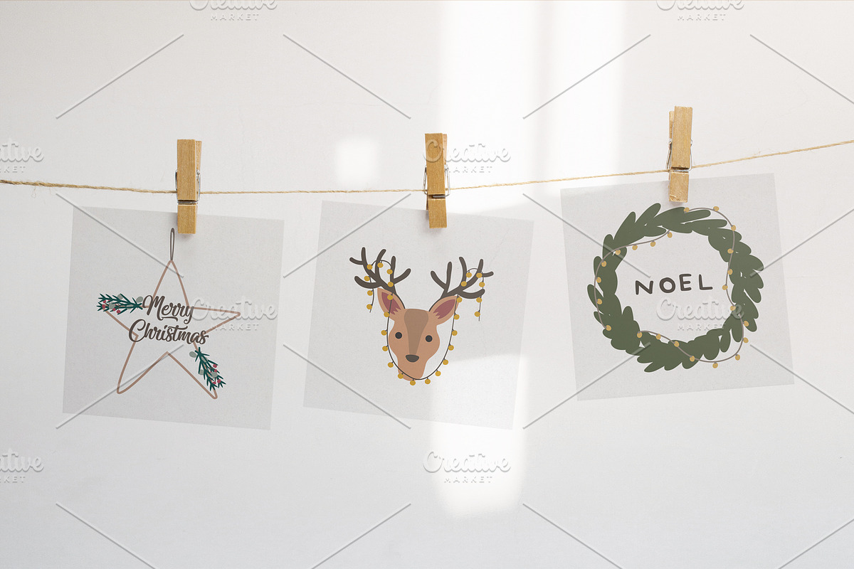 Christmas Winter Decoration, a Decorative Illustration by Hanazumi (Photo 14 of 14)