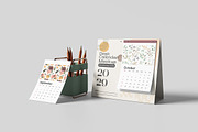 Realistic Desk Calendar Mockup, an Advertising Mockup by bimockup (Thumbnail 4 of 6)