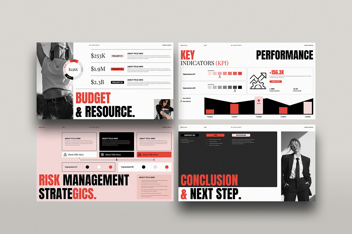 HUGE | Brand Proposal Template, a Presentation Template by TemplateFolio-Shop (Photo 10 of 11)