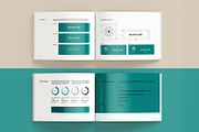 Brand Guidelines Photoshop Template, a Brochure Template by retrographix (Thumbnail 4 of 5)