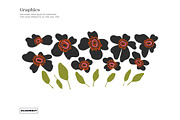 Bold Abstract Modern Flowers Pattern, a Pattern Graphic by likorbut (Thumbnail 9 of 12)