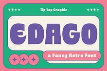 Edago - Fancy Retro Font