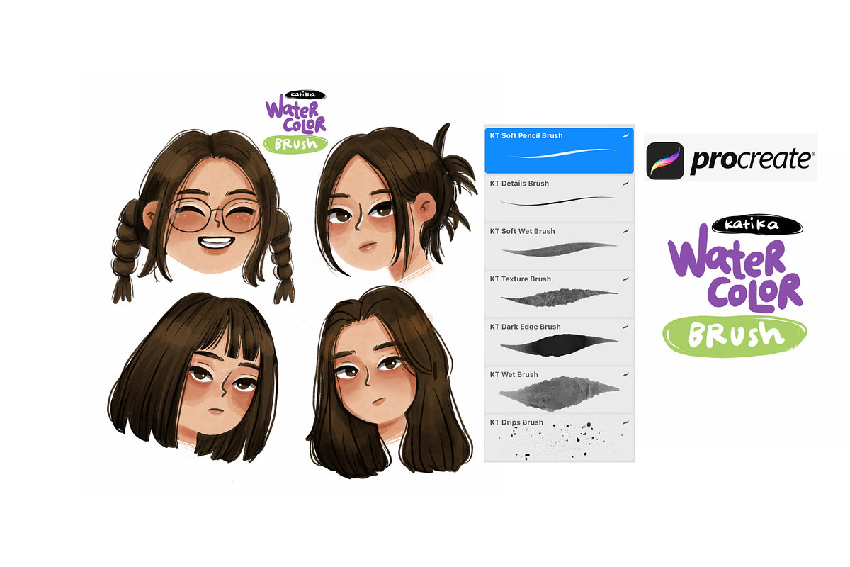 KATIKA Watercolor Brush, a Brushes & More by tika.ardianti (Photo 2 of 10)