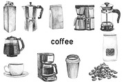 Hand-Drawn Icons (Restaurant/Food), an Icon by Onyx Templates (Thumbnail 2 of 10)