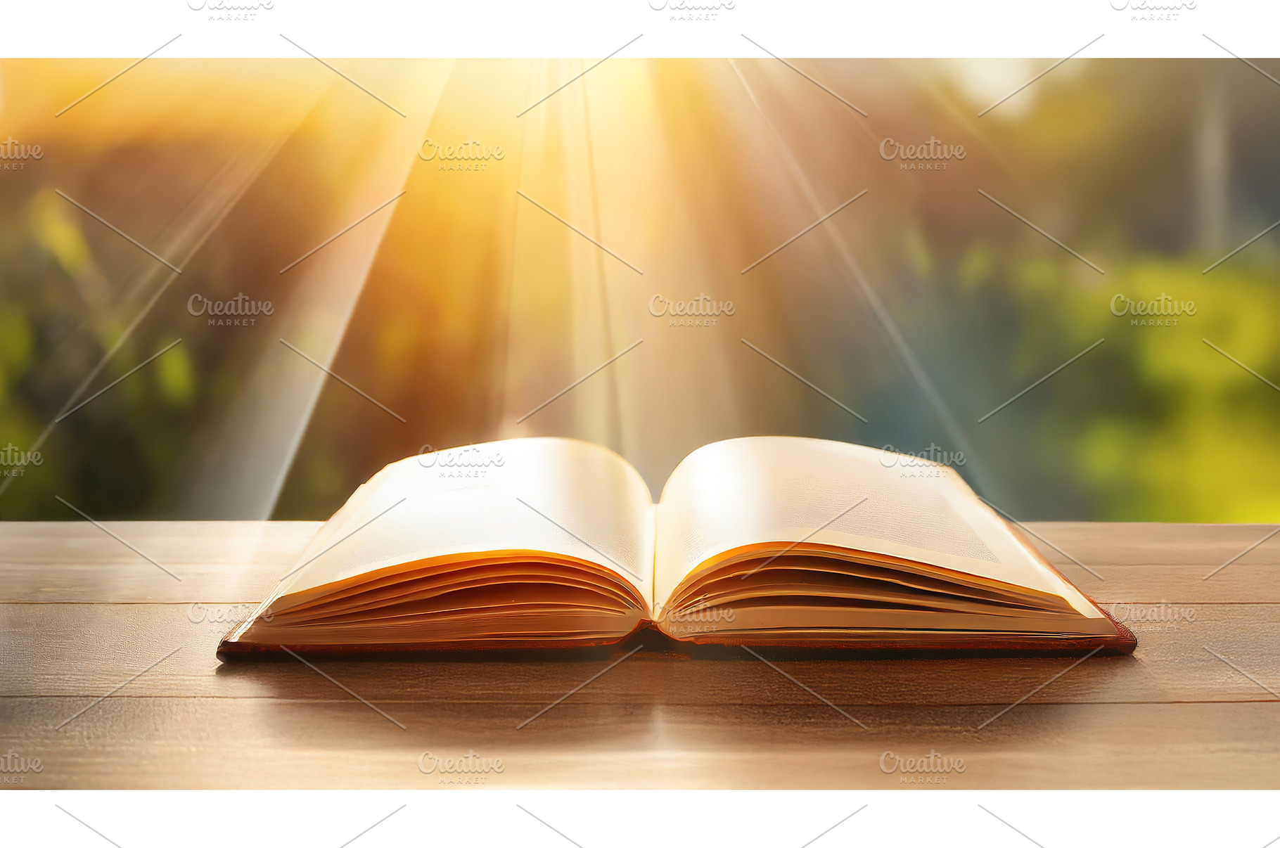 An open book illuminated by sunlight, a School & Education Photo by Igor Tichonow