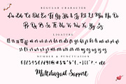 Ammallia, a Script Font by Stefani Letter (Thumbnail 5 of 6)