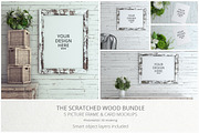 Scratched Wood MockUp Bundle, a Print Template by Bobboz Store (Thumbnail 2 of 2)