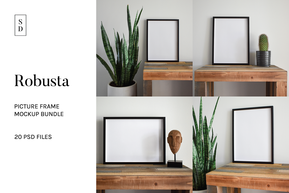 Frame Mockup Bundle - Robusta, a Household Mockup by Saguaro Digital (Photo 1 of 12)