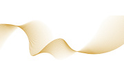 Golden line waves wavy ribbon swoosh, a Decorative Illustration by Vector Tradition (Thumbnail 3 of 3)